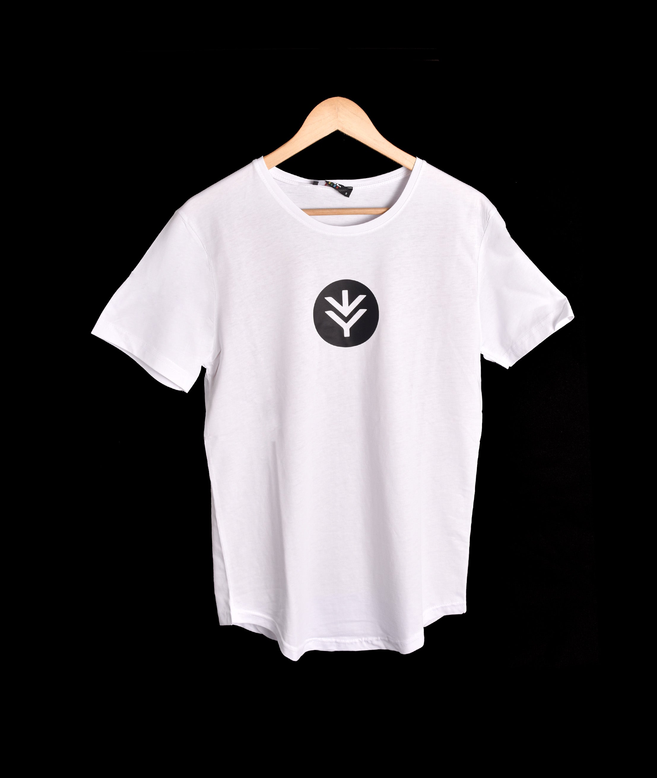Kimland T-shirt Blanc Logo Noir Homme