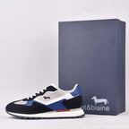 HARMONT AND BLAINE SCARPA UOMO CALF BLU GRIGIO﻿ 2