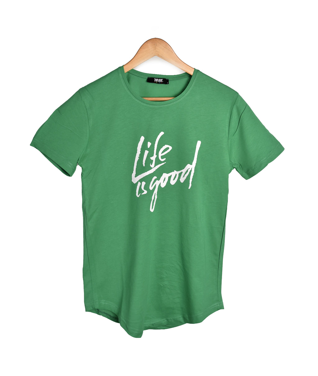 T-shirt VERT 2*LIFE IS GOOD*