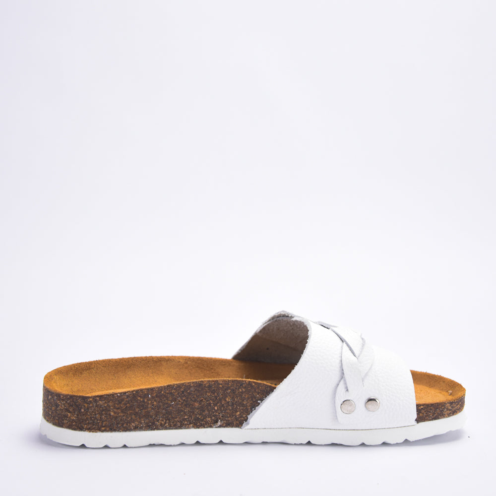 BIRKSBOT  CUIR BLANC﻿ 5