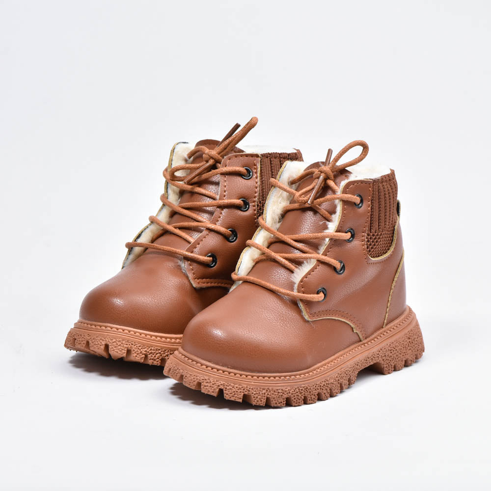 Bottes de neige Marron coordonnantes Enfants﻿ 4