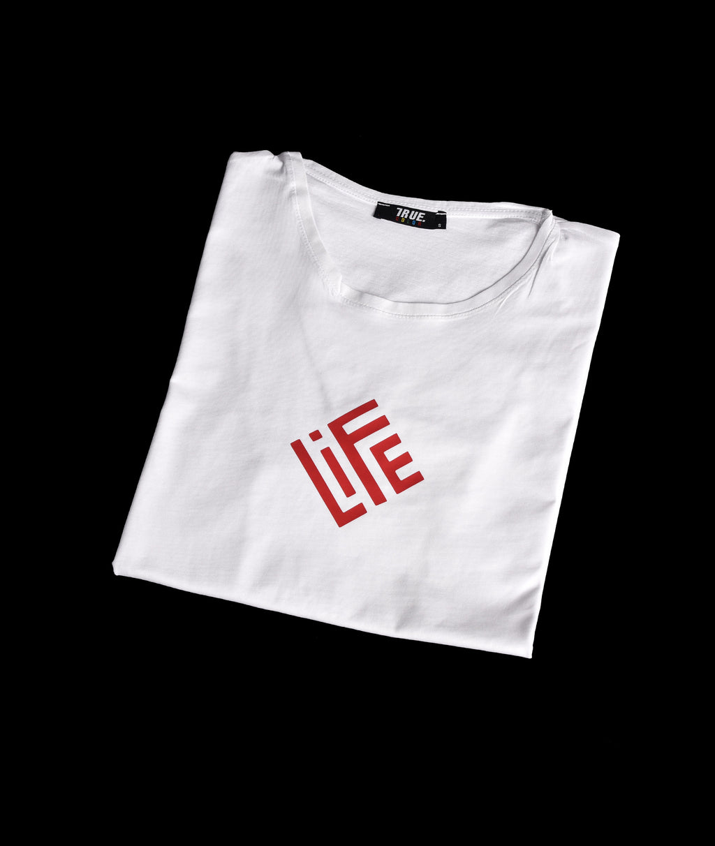 T-shirt BLANC  *LIFE *