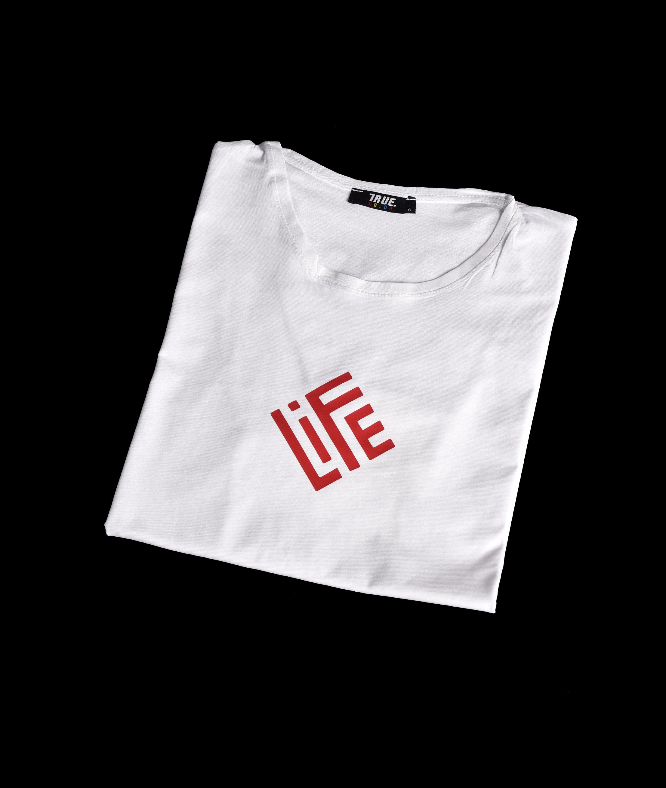 T-shirt BLANC  *LIFE *