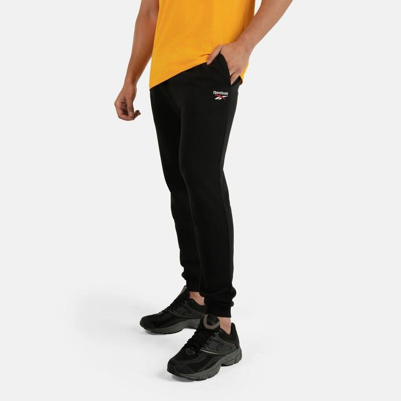 Reebok Pantalon de Jogging Noir Confortable Homme