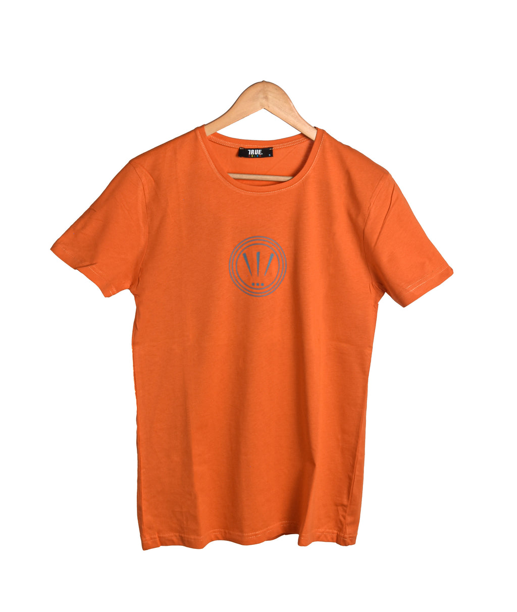 True Color T-shirt Orange Motif Homme