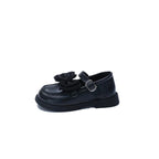 Chaussure Princesse Noir boucle carré noeud papillion ﻿ 5