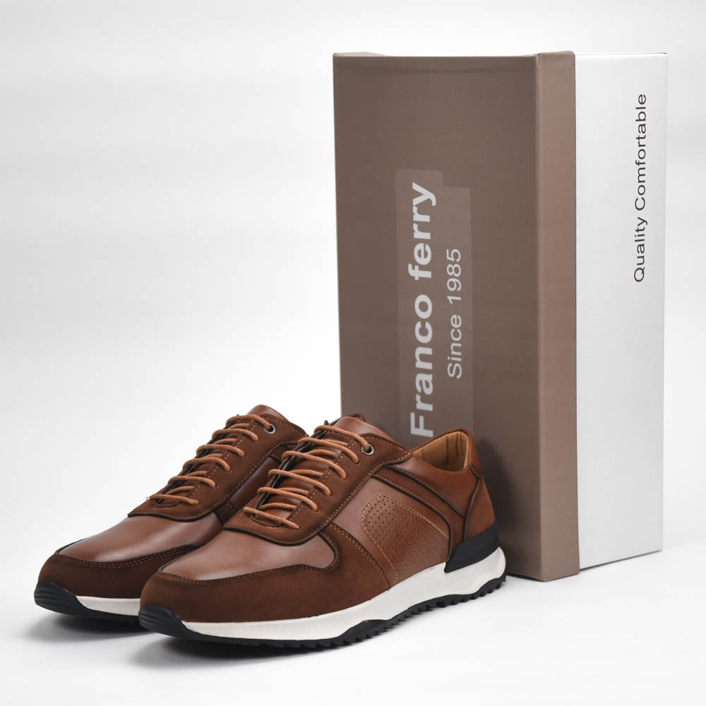 Franco Ferry Baskets Cuir Confortables Homme
