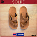 Kito Claquettes Boucle Confortables Homme