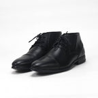 André Bottines Homme Élégantes en Cuir Noir