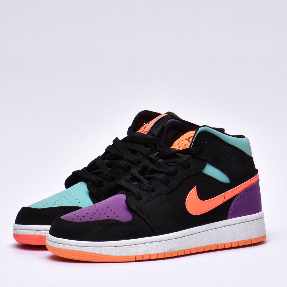 Nike Air Jordan 1 Mid Sneakers Multicolores Homme