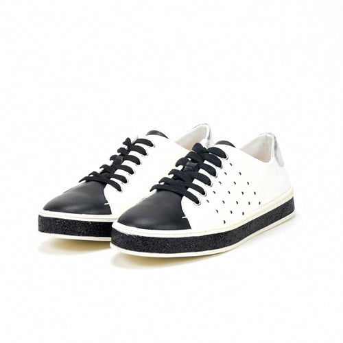 André Baskets Basses Bicolores Élégantes Femme