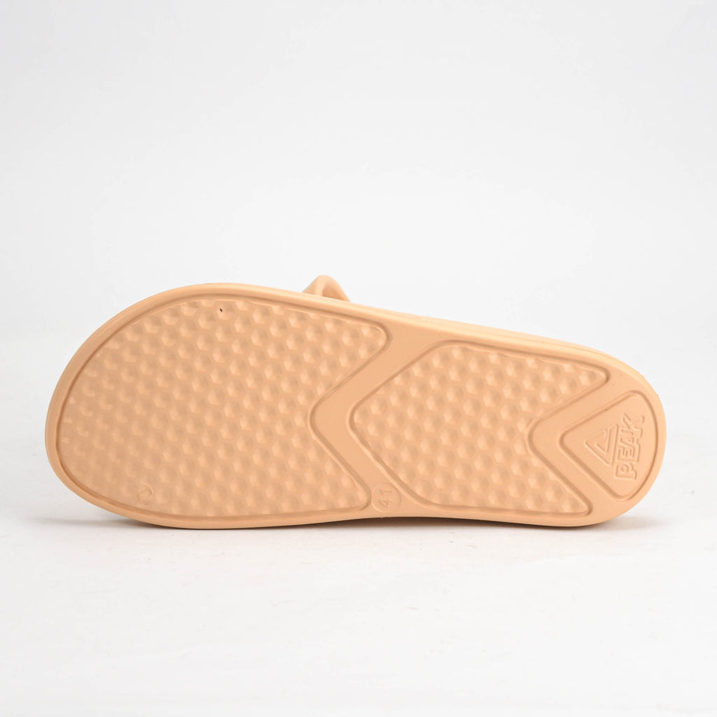 Peak Claquettes Confortables Beige Unisexe