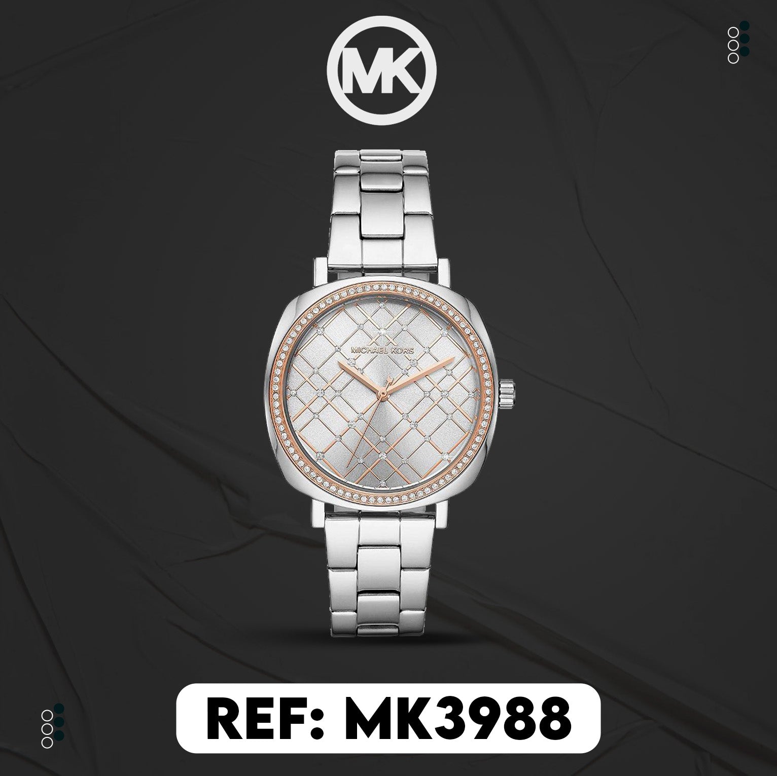 Michael Kors Montre Élégante Cadran Texturé Femme