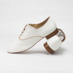 André Chaussures Richelieu Élégantes Blanc Femme