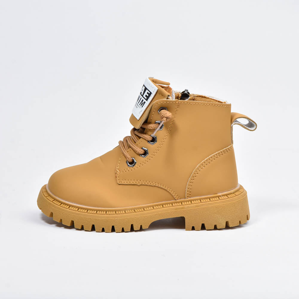 Botte imperméables à lacets Marron Enfants ﻿ 4