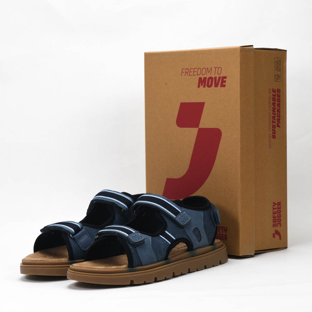 Kimland Sandales Confortables Bleu Marine Enfant