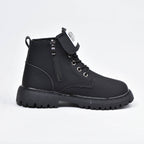 Botte imperméables à lacets Noir Enfants ﻿ 6