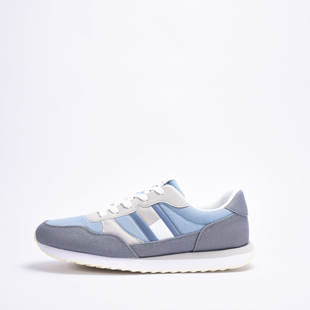 FLAG LOW CUT LACE-UP SNEAKER DENIM/GREY﻿ 1