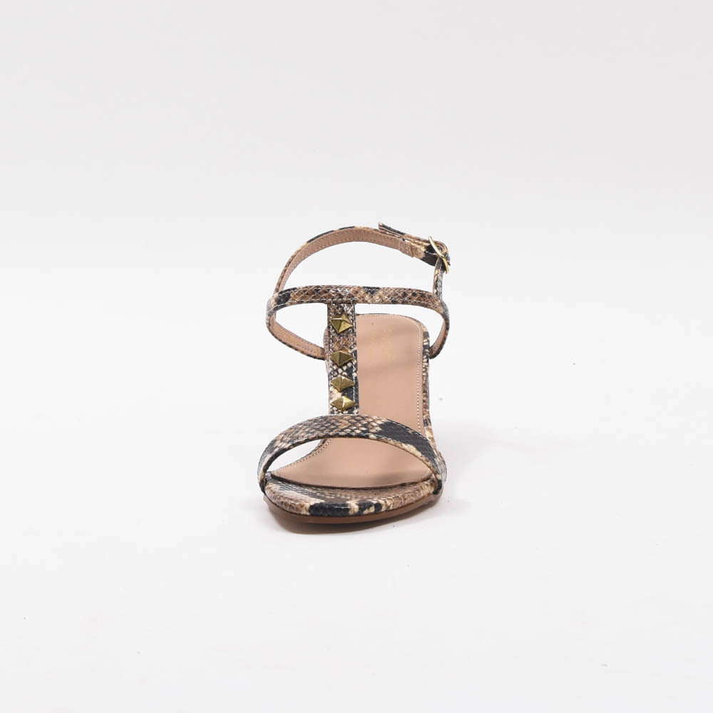 André Sandales à Talons Imprimé Serpent Élégantes Femme