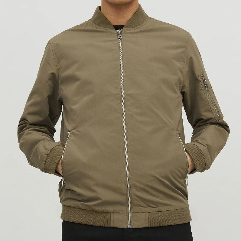 Jack & Jones Veste Bomber Jomer Khaki Homme