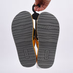 Kito Tongs Confortables Jaunes Homme