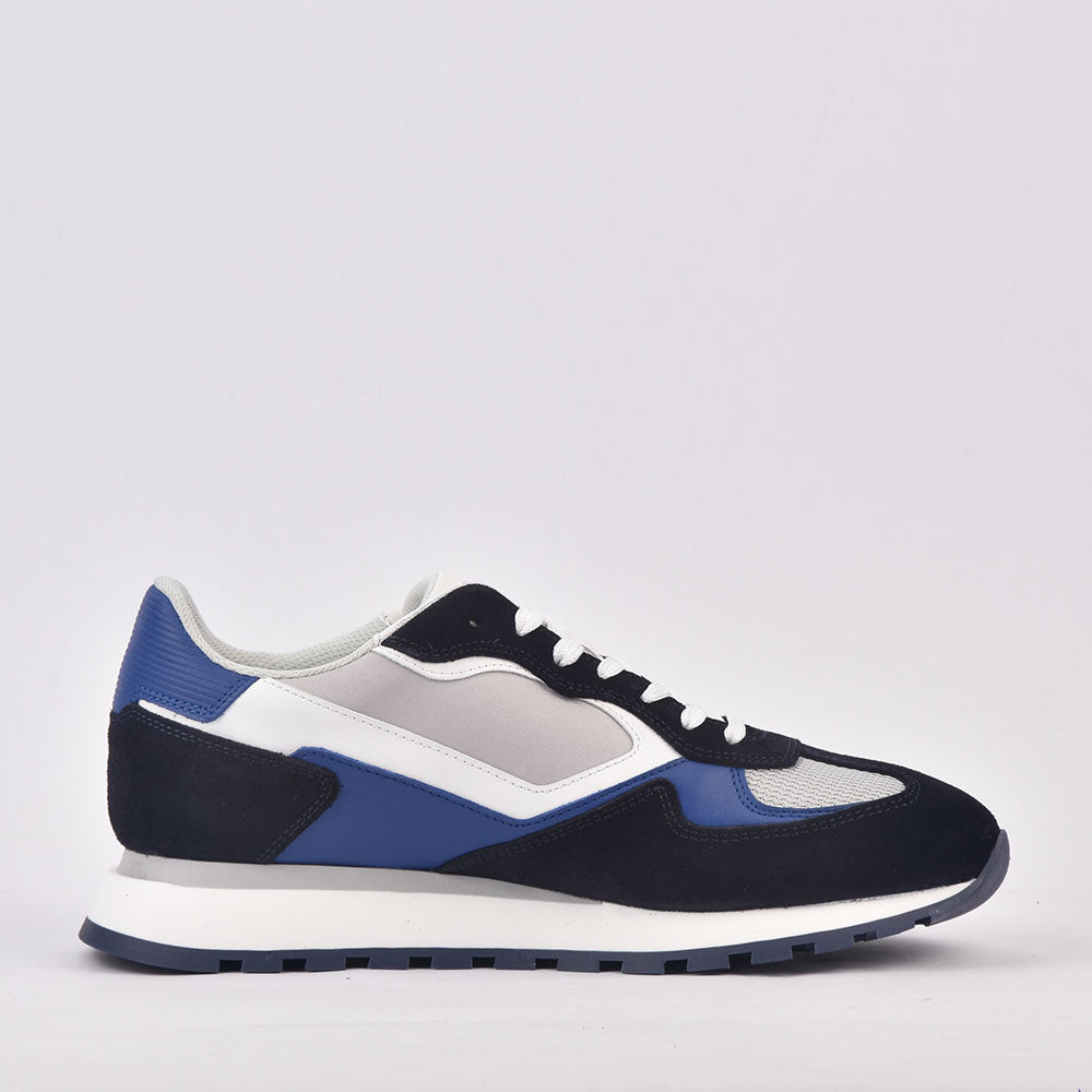 HARMONT AND BLAINE SCARPA UOMO CALF BLU GRIGIO﻿ 4