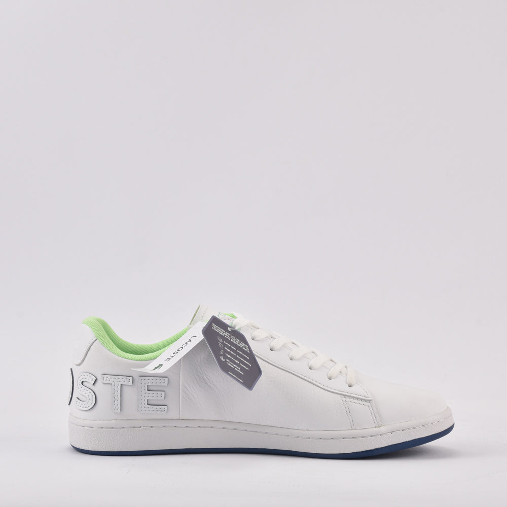 Lacoste Carnaby Evo Baskets en Cuir Blanc Homme