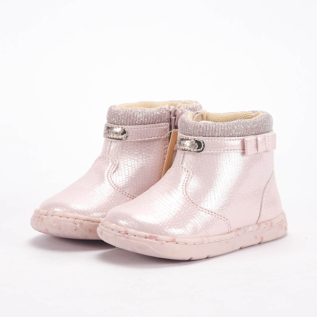 Chicco Bottines Souples Roses Brillantes Bébé Fille