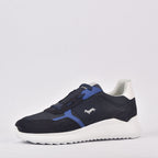 HARMONT AND BLAINE SCARPA UOMO CAMOSCIO TEX FABRIC BLUU﻿ 4