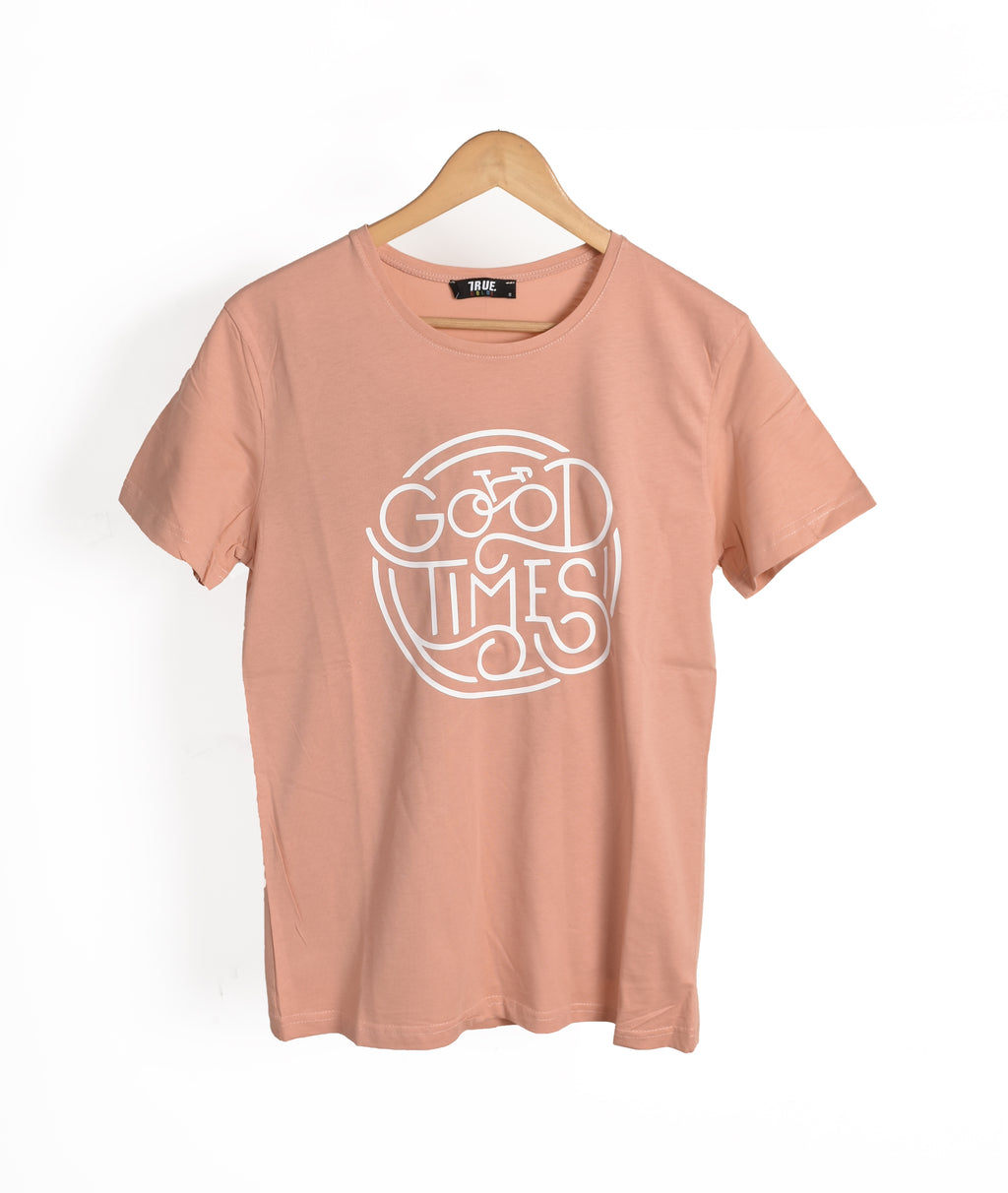 T-shirt SAUMON *GOOD TIMES*