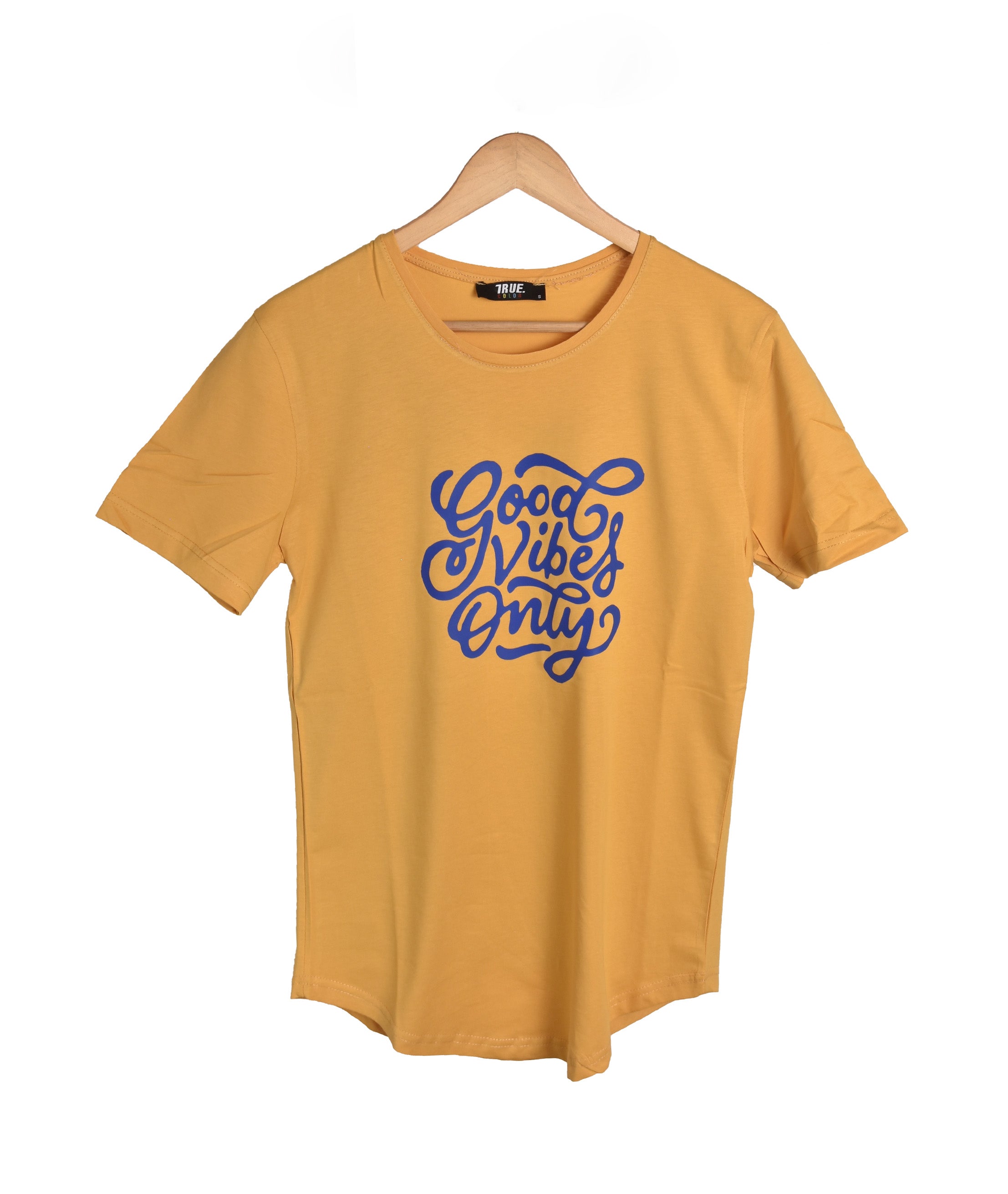 T-shirt MOUTARDE 2 *GOOD VIBES ONLY *