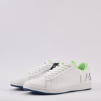 Lacoste Carnaby Evo Baskets en Cuir Blanc Homme