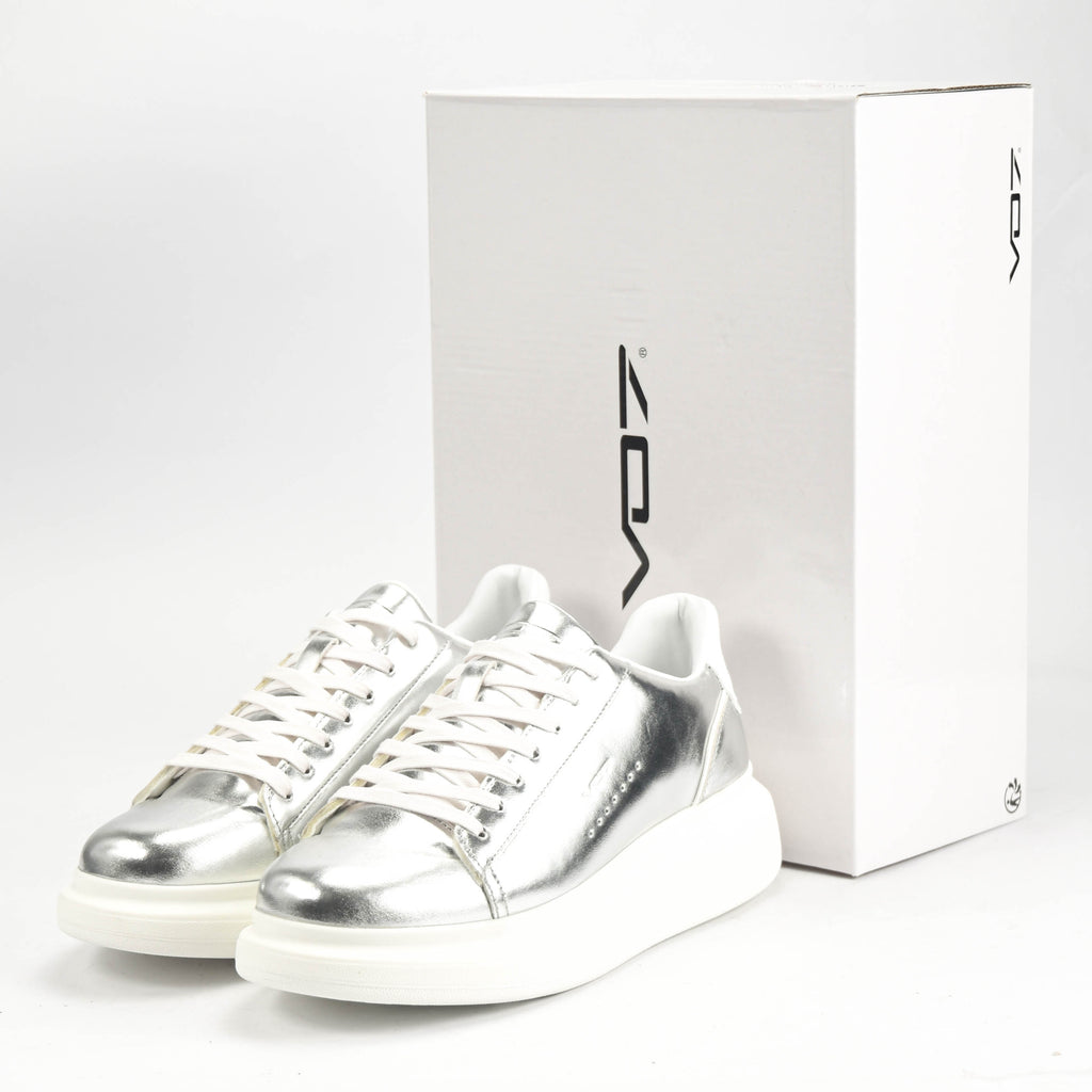 VO7 Baskets Elysee Argentées Femme