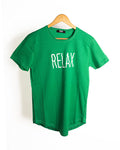 Kimland T-shirt Relax Vert Imprimé Homme