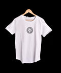Kimland T-shirt Blanc Logo Gris Homme
