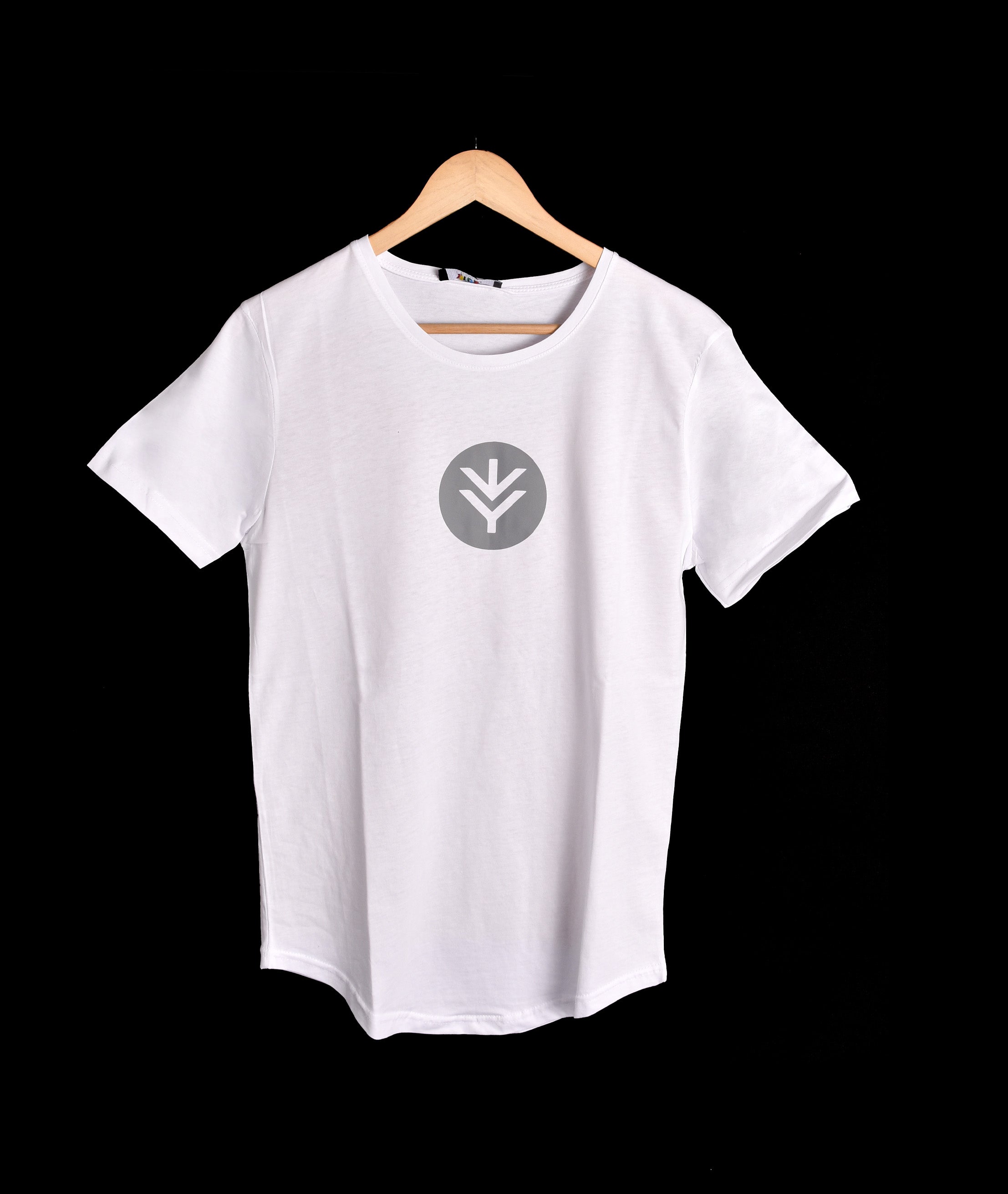 Kimland T-shirt Blanc Logo Gris Homme