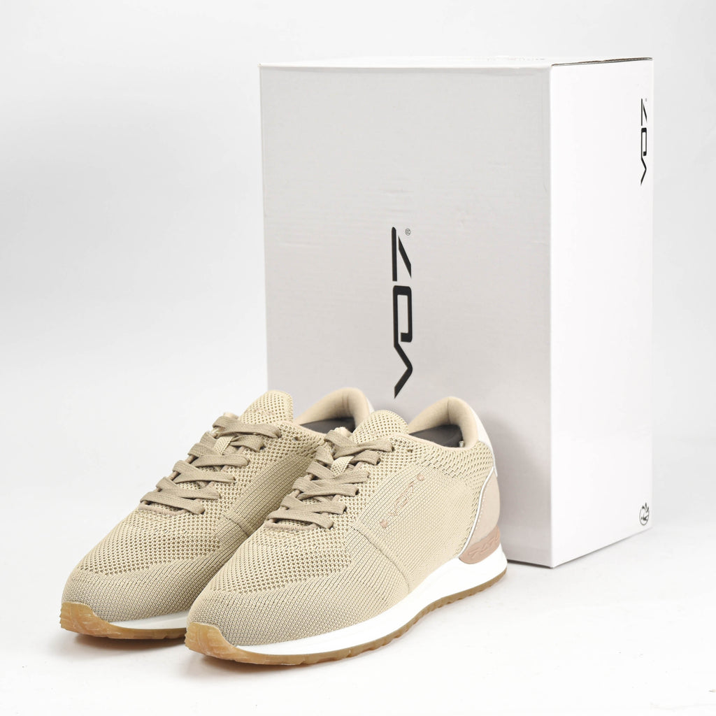 VO7 Baskets Milan Knit Beige Confortables Homme