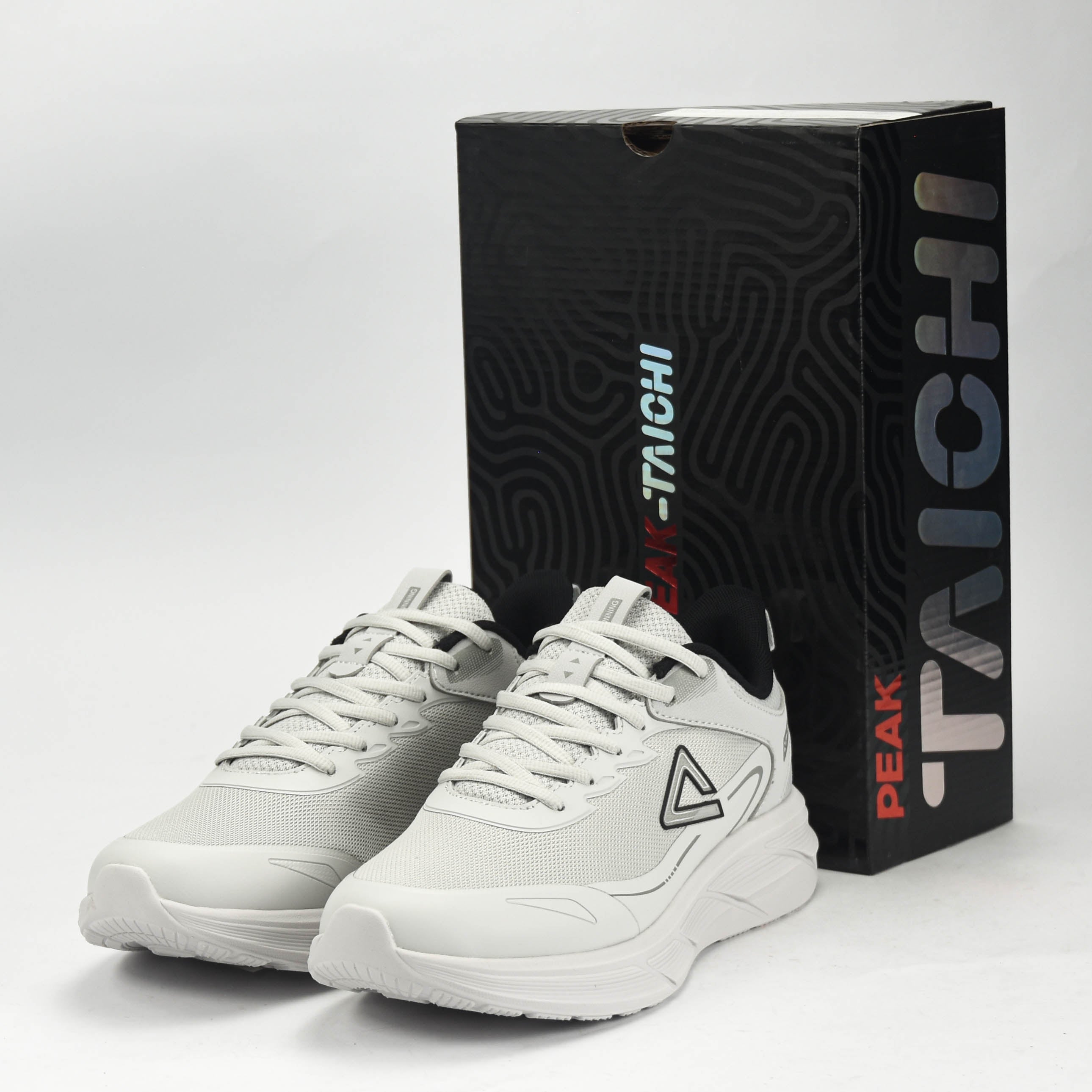 Peak Taichi Chaussures de Running Training Gris Homme