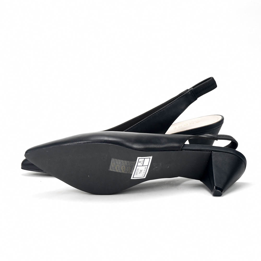 André Escarpins Slingback Élégants Noir Femme