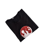 T-shirt NOIR LOGO BLANC ET ROUGE  * HUNTER X HUNTER *