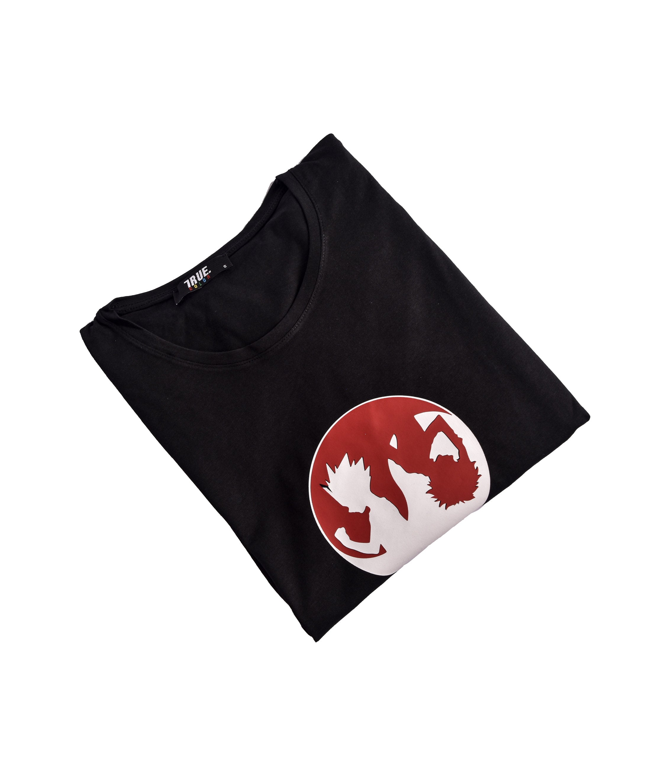 T-shirt NOIR LOGO BLANC ET ROUGE  * HUNTER X HUNTER *