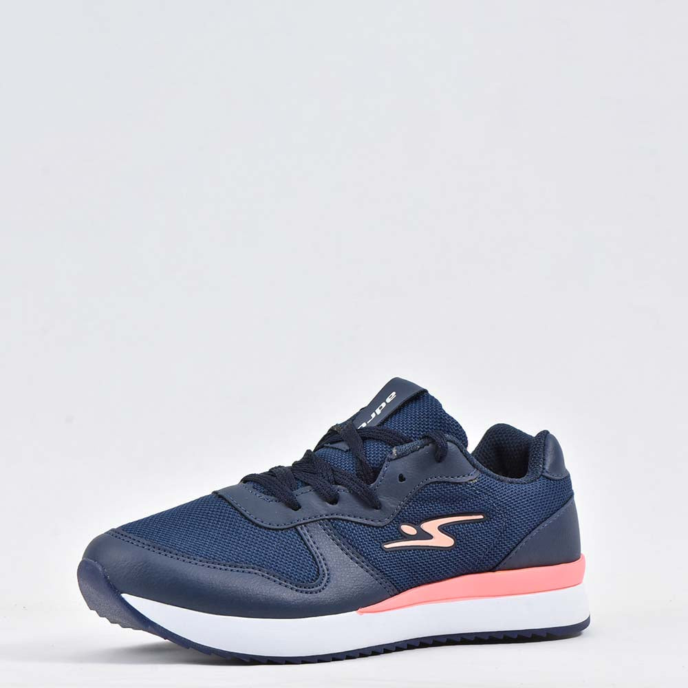 Adrun Baskets Sneakers Confortables Femme Bleu