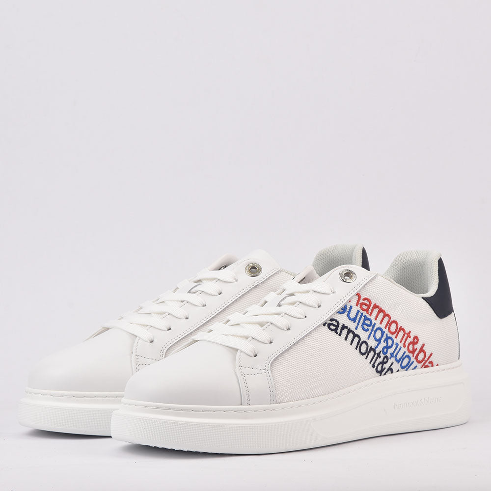 HARMONT AND BLAINE SCARPA UOMO CALF BIANCO  ﻿ 1