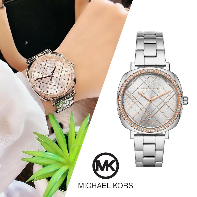 Michael Kors Montre Élégante Cadran Texturé Femme