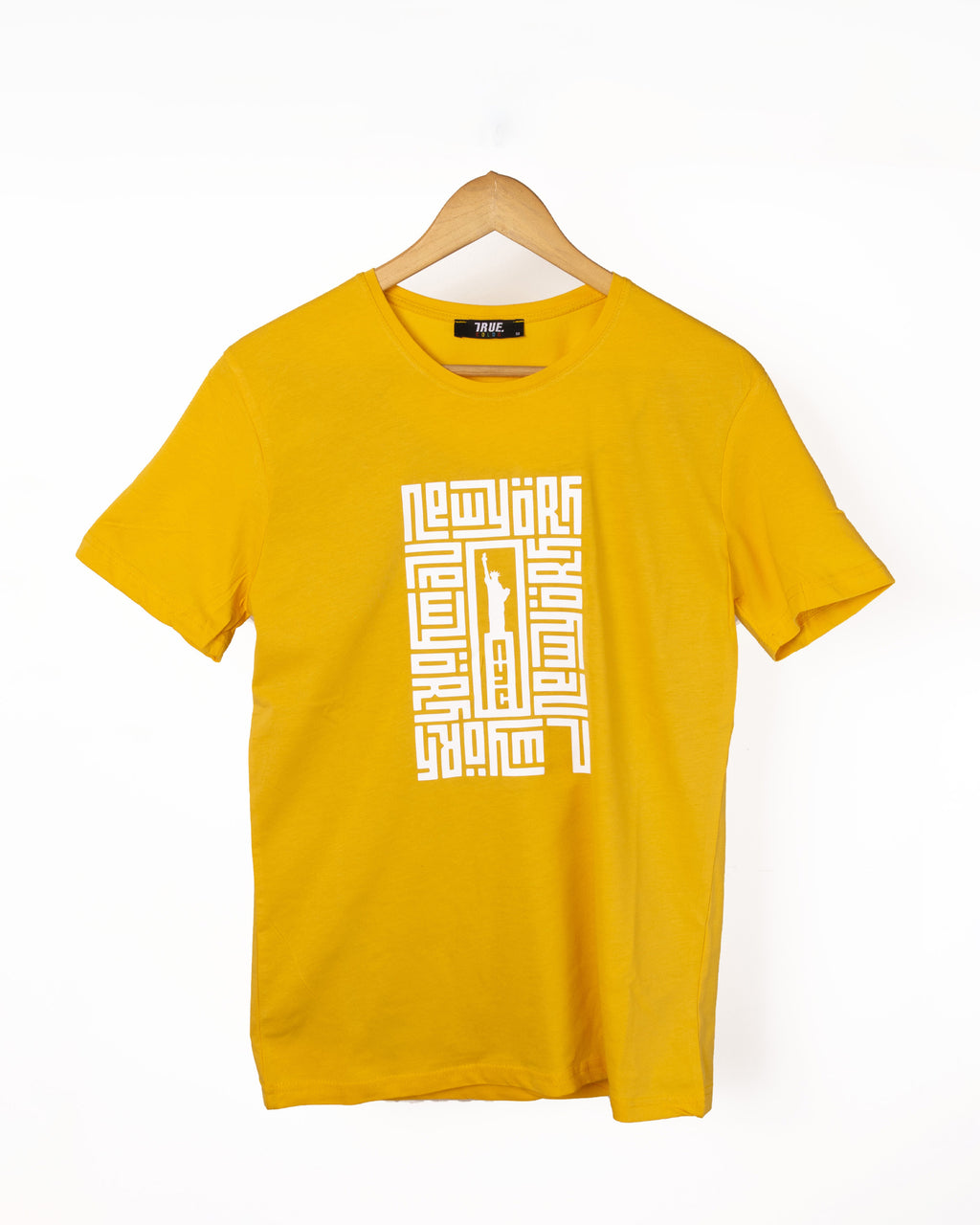 T-shirt JAUNE MOTIF Statue de la Liberté