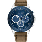 Tommy Hilfiger Montre Chronographe Bracelet Cuir Homme