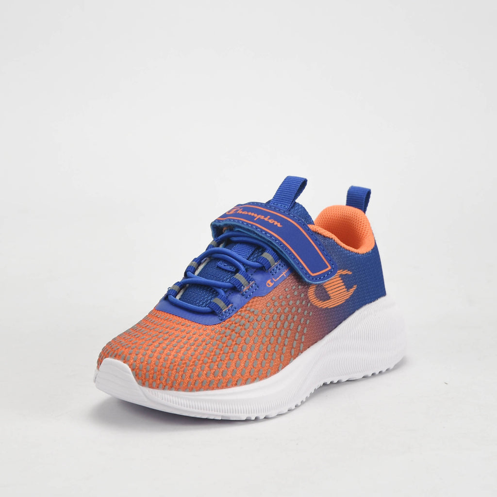 Champion Baskets Mesh Respirantes Enfant Bleu et Orange