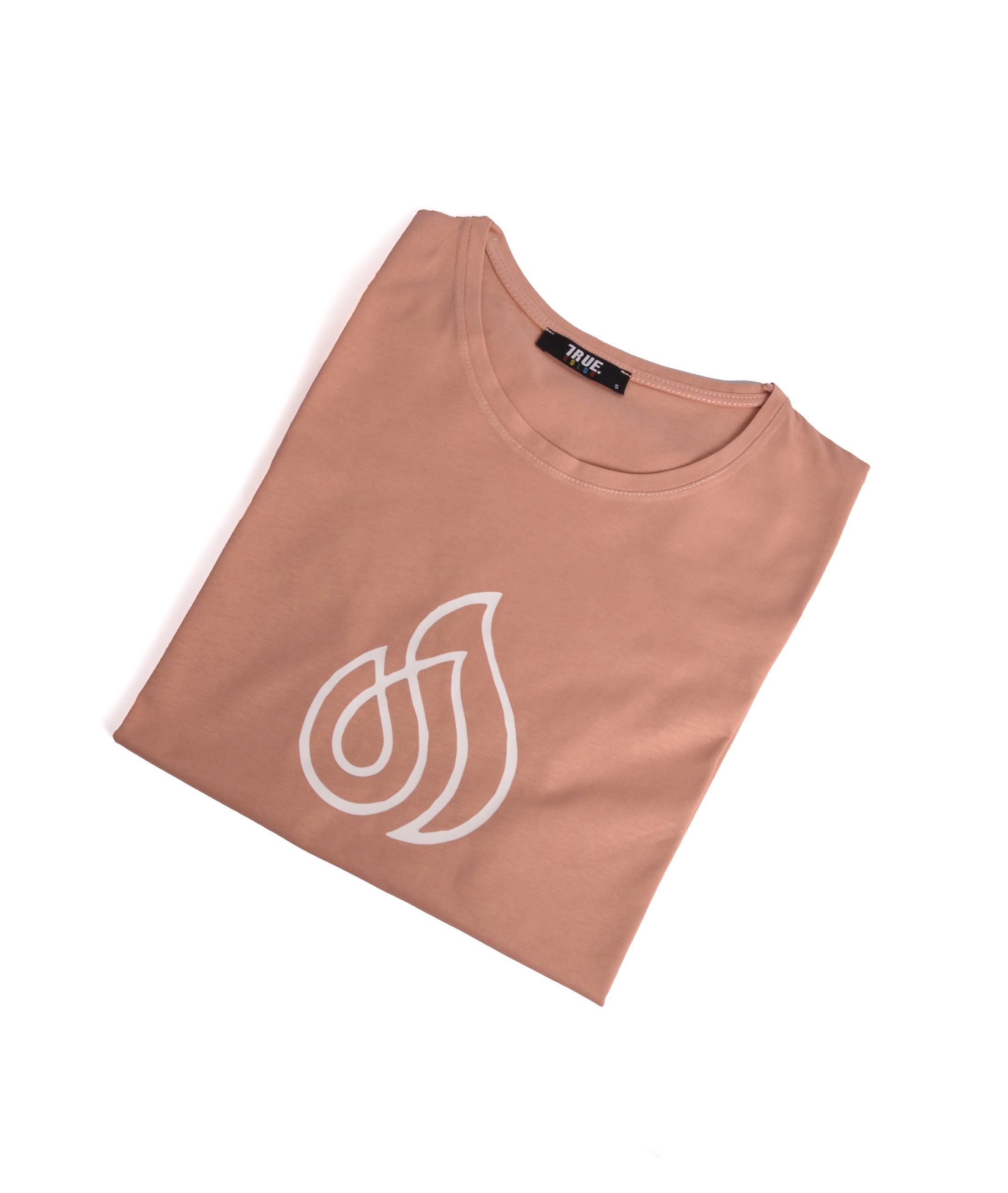 Kimland T-shirt Logo Blanc Couleur Saumon Homme