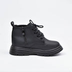 Bottes coordonnantes à lacets Noir Enfants﻿ 6