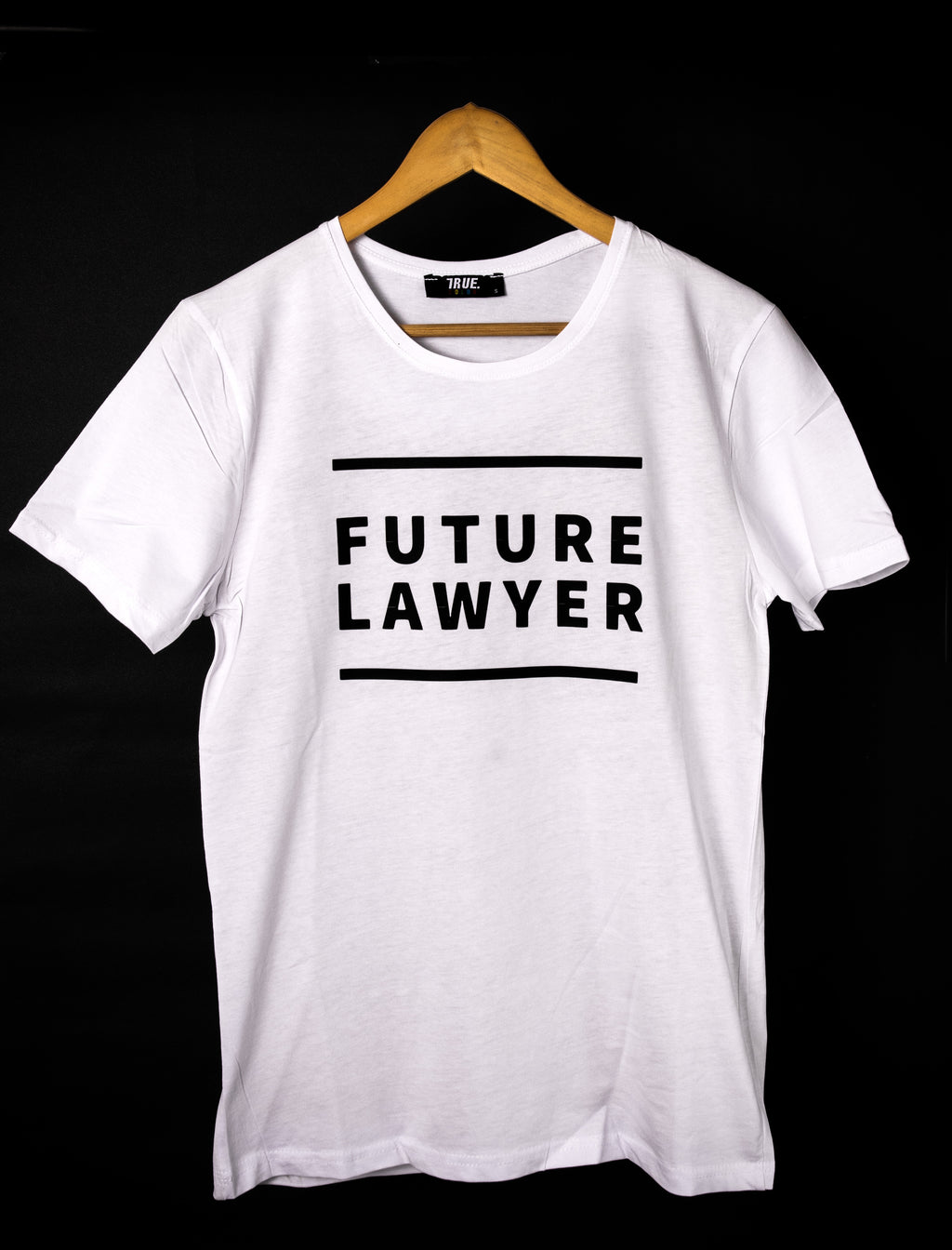 Kimland T-shirt Future Lawyer Blanc Décontracté Unisexe